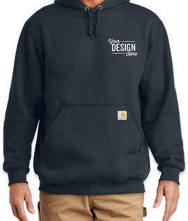 Carhartt Midweight Pullover Hoodie - Embroidered - Color: New Navy