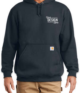 Carhartt Tall Midweight Pullover Hoodie - Embroidered - Color: New Navy