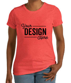 District Women's Tri-Blend T-shirt - Color: Red Frost