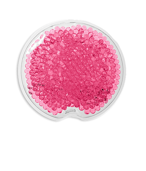 Circle Hot/Cold Reusable Gel Beads Pack in Pink