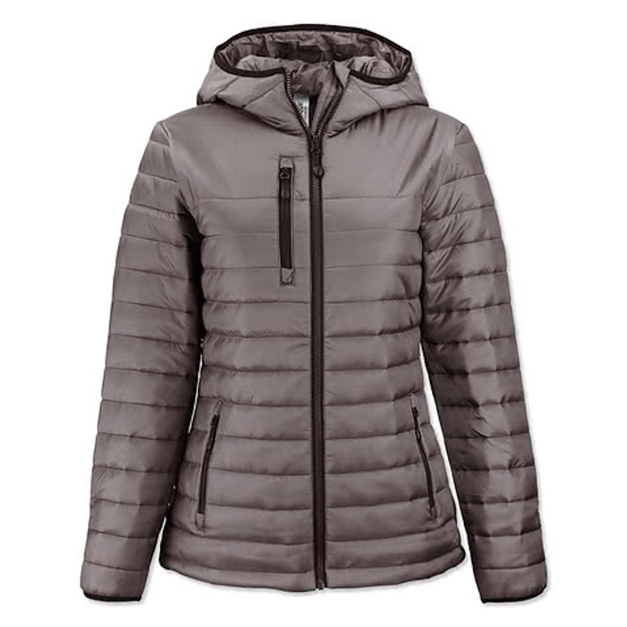 Clique by Cutter & Buck Women's Valhalla Recycled Full Zip Puffer Jacket