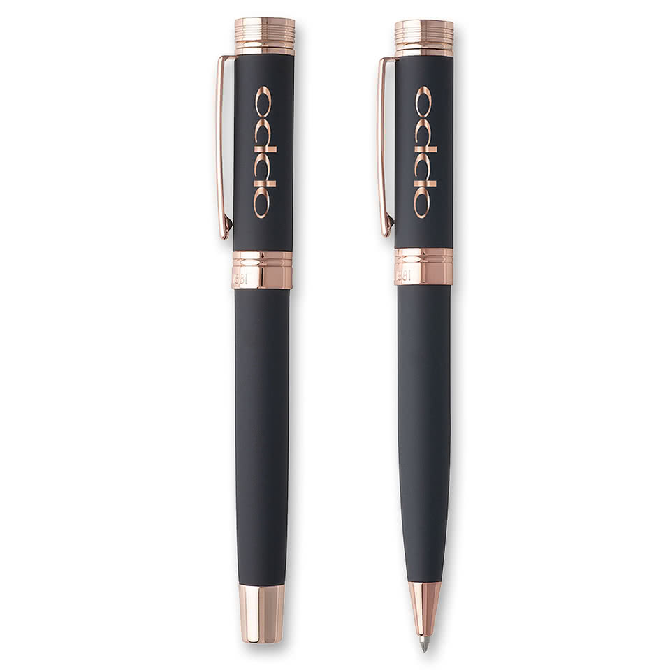 Cerruti 1881 Zoom Ballpoint & Rollerball Pen Gift Set