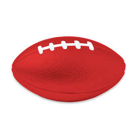 Football Stress Reliever - Color: Red