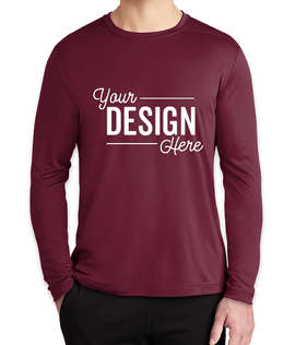 Sport-Tek UPF 50 Long Sleeve Performance Shirt - Color: Cardinal