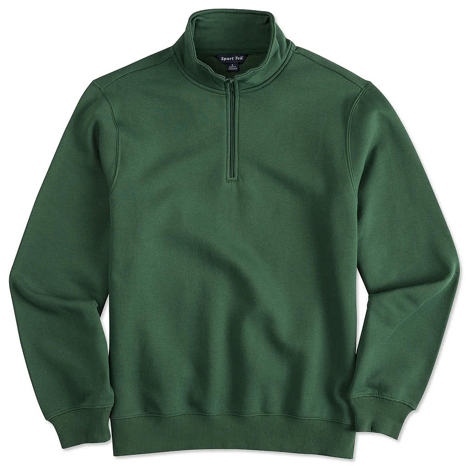 Sport-Tek Premium Quarter Zip Sweatshirt - Embroidered