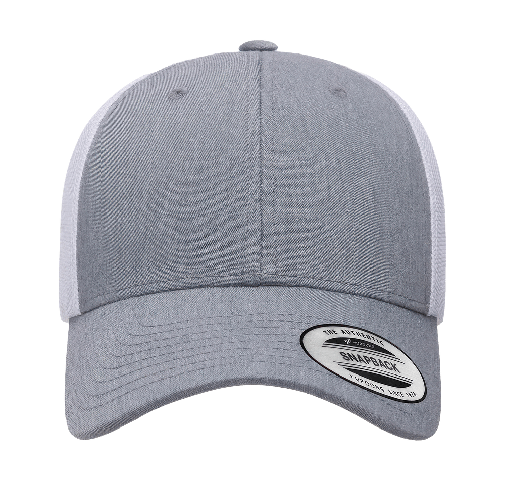 Yupoong Elite Six Panel Snapback Trucker Hat-default