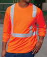 CornerStone Class 2 Mesh Long Sleeve Safety Pocket T-shirt