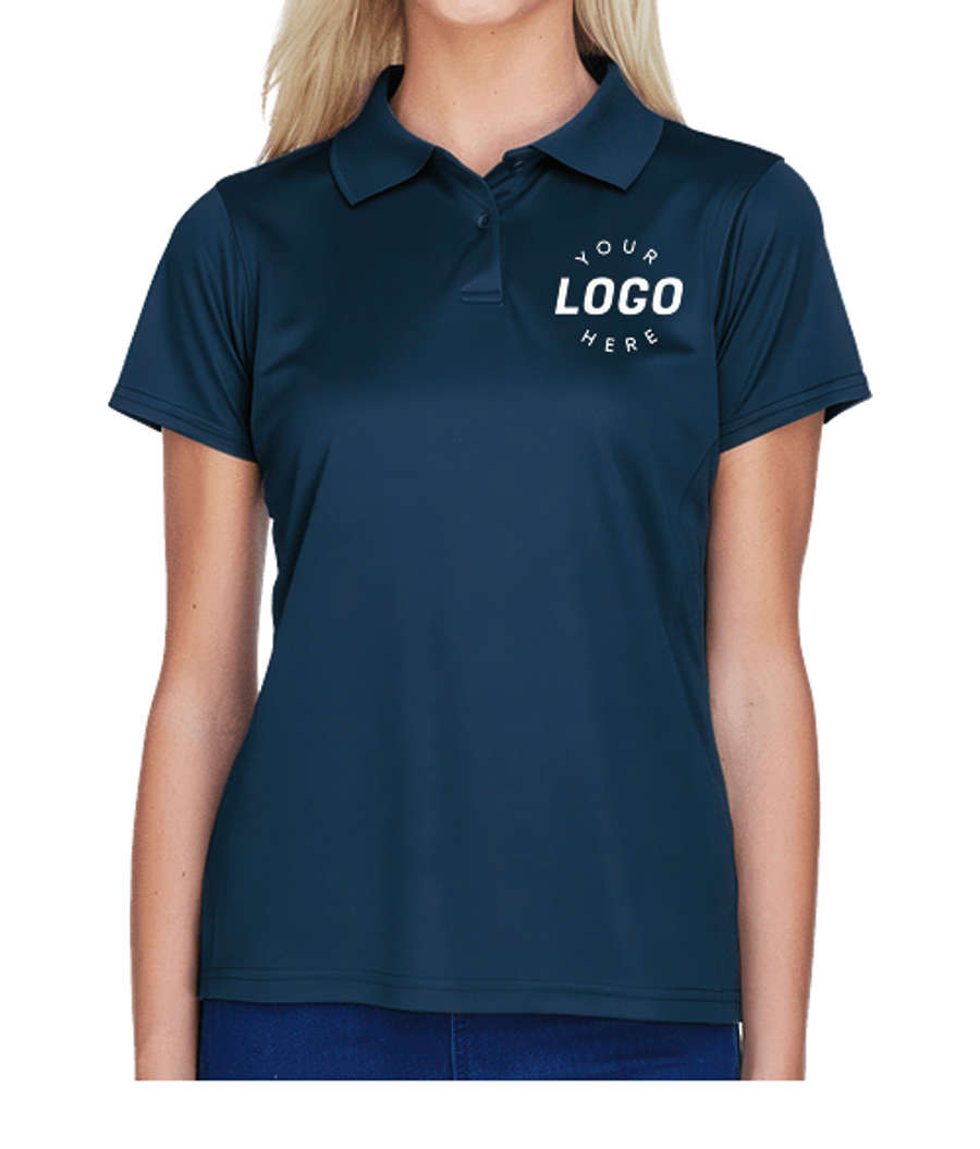 Harriton Women's Jersey UPF 40+ Performance Polo in Navy