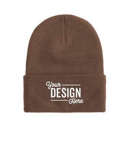 Port & Company Cuff Beanie - Color: Brown