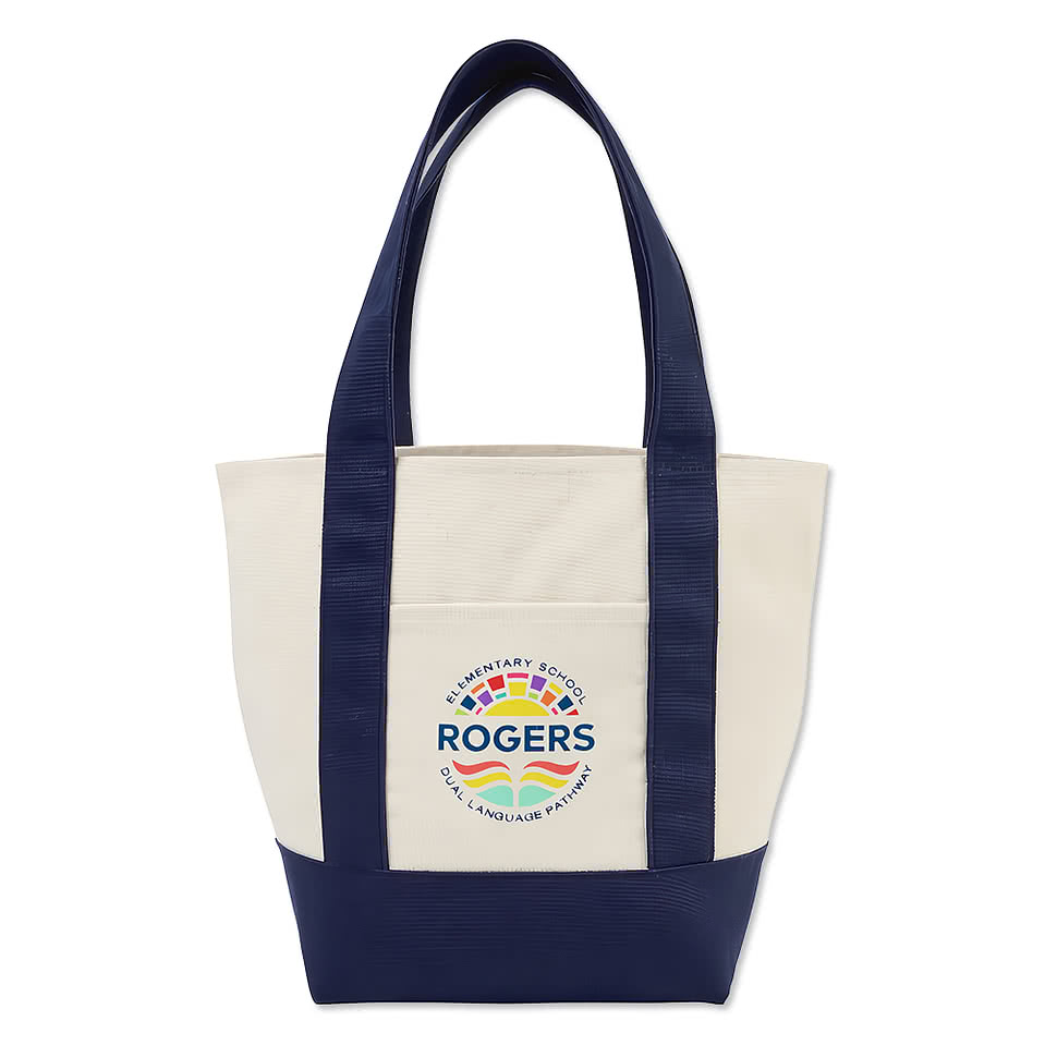 Custom Mini Cotton Canvas Tote Bag - Design Tote Bags Online at
