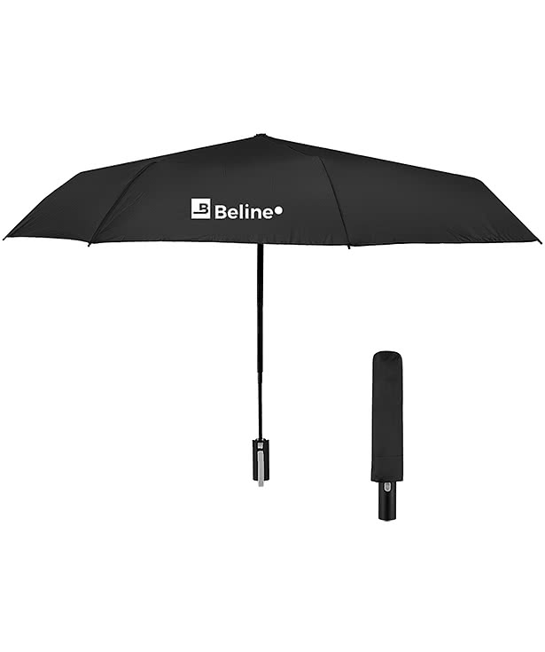 42" Arc Recycled Telescopic Folding Umbrella