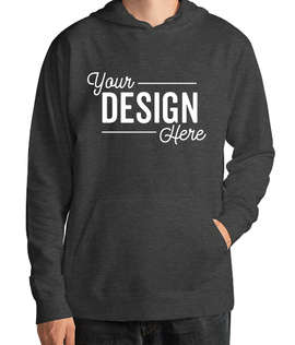 Delta Pullover Hoodie - Color: Charcoal Heather