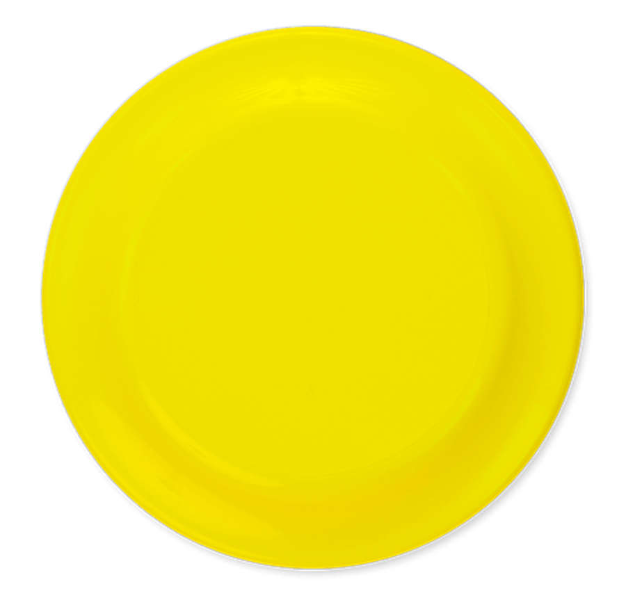 Solid Frisbees in Yellow