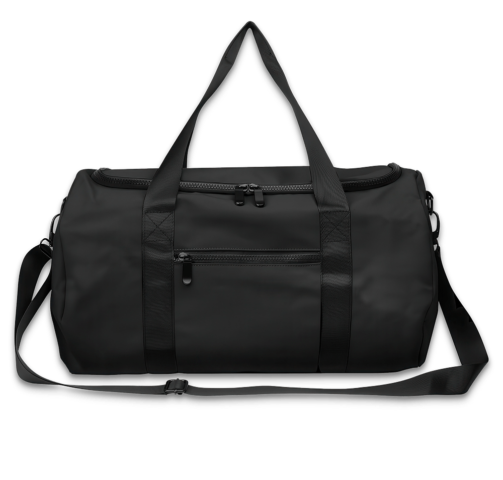 Hudson Recycled Leatherette Duffel Bag-default