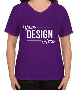 Augusta Women's Attain Raglan Performance Shirt - Color: Purple