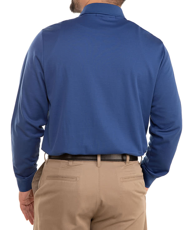 Devon & Jones Tall CrownLux Long Sleeve Performance Polo