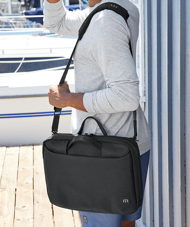 Full Color TravisMathew Lateral 17" Computer Briefcase
