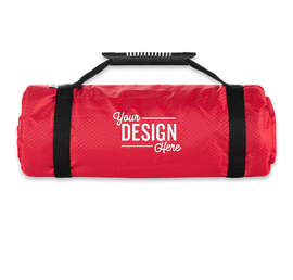 Kanata Tek Explorer Roll-Up Picnic Blanket - Color: Red / Charcoal