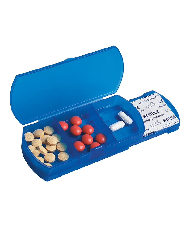 Pill Box and Bandage Dispenser