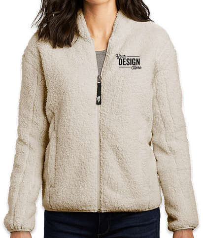 The North Face Women's High Loft Full Zip Fleece Jacket - Vintage White