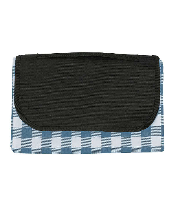 Gingham Roll-Up Picnic Blanket