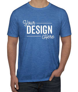 Canada - Gildan Softstyle Jersey T-shirt - Color: Heather Royal