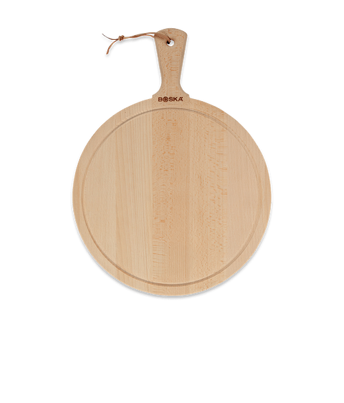 Laser Engraved Boska Amigo Round FSC Serving Board in Wood