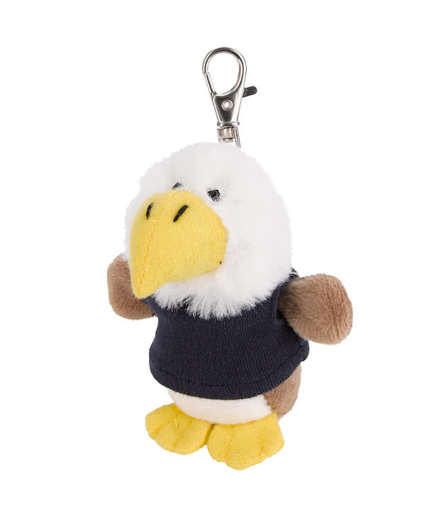 Full Color Wild Bunch 4" Eagle Plush Animal Keychain