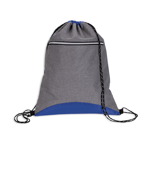 Full Color Two Tone Sport Drawstring Bag in Royal