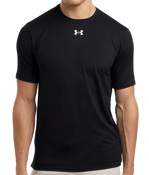 Under Armour Vanish Lightweight Performance Shirt in Black /  White
