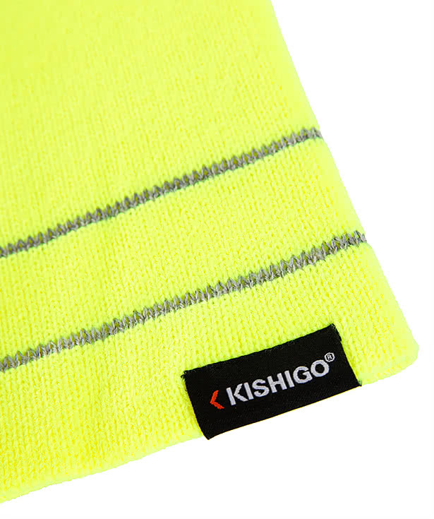 Kishigo Reflective Striped Beanie