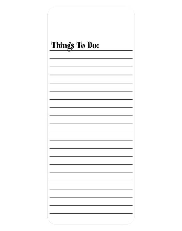 Memo Board Things to Do List w/ Mag