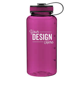 34 oz. h2go Wide Water Bottle - Color: Fuschia