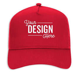 Otto Cap Five-Panel Trucker Hat - Screen Printed