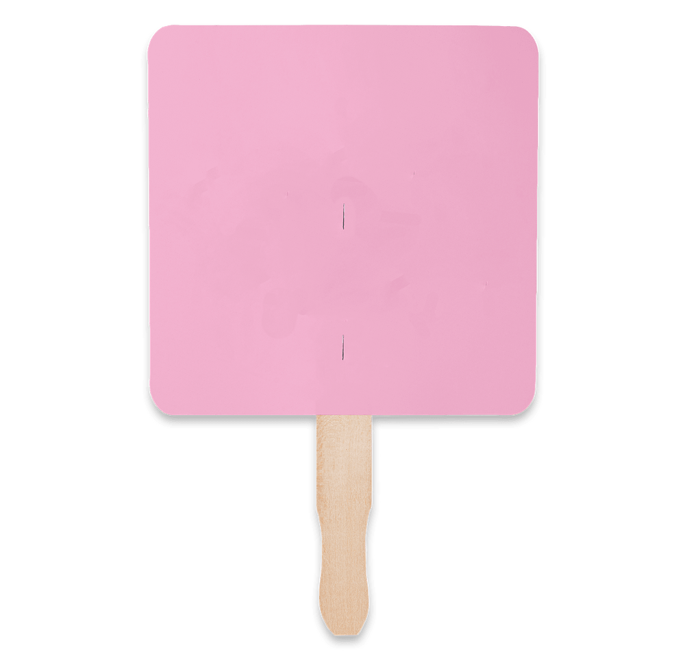Full Color Square Hand Fan-default