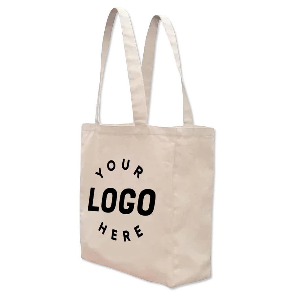 Bagito 100% Organic Cotton Gusseted Tote Bag