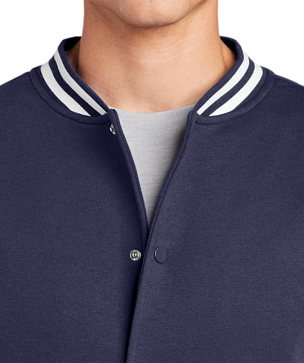 Sport-Tek Letterman Fleece Jacket - Printed