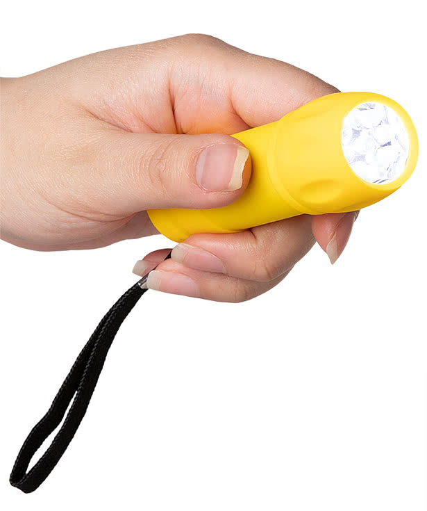 Rubberized LED Flashlight