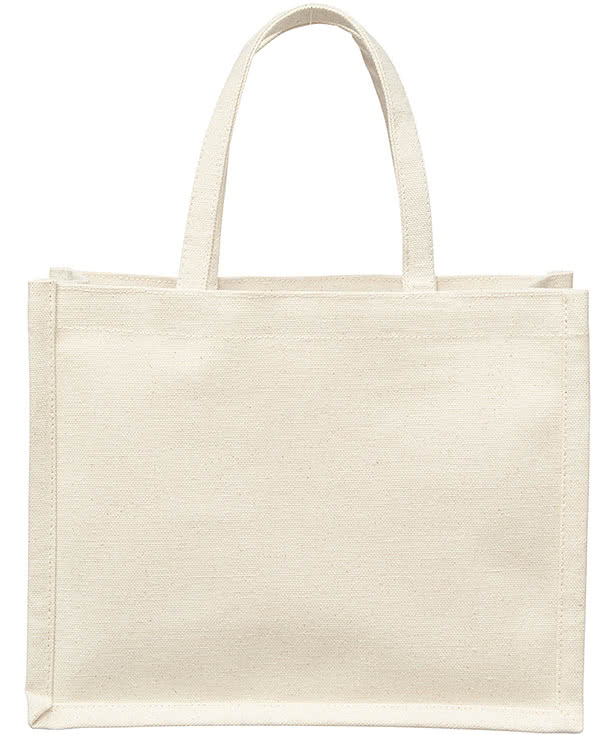 Mini Recycled Cotton Tote Bag with Charm