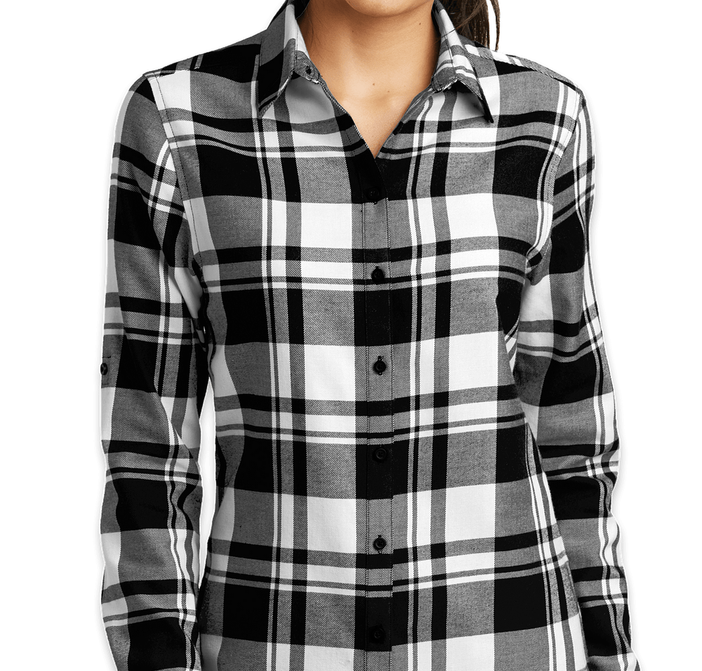 Port Authority Women's Plaid Flannel Shirt-default