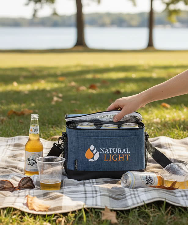 Strand Snow Canvas 6 Can Cooler Lunch Bag