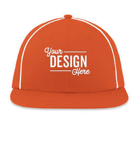 Pacific Headwear Momentum Snapback Baseball Hat - Color: Orange / White