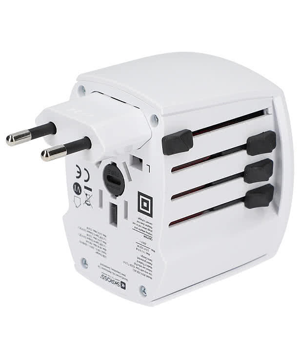 SKROSS USB World Travel Adapter