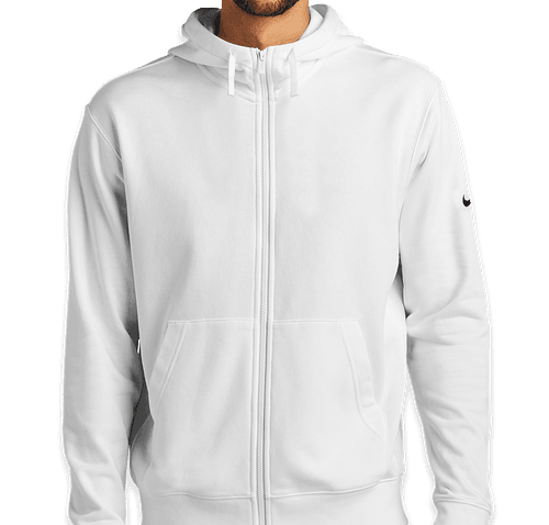 Center chest nike discount swoosh hoodie small logo