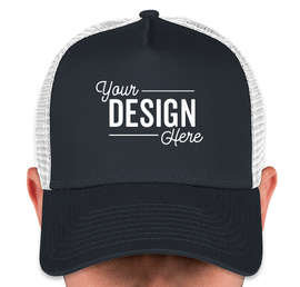 Canada - New Era 9FORTY Snapback Trucker Hat - Color: Deep Navy / White