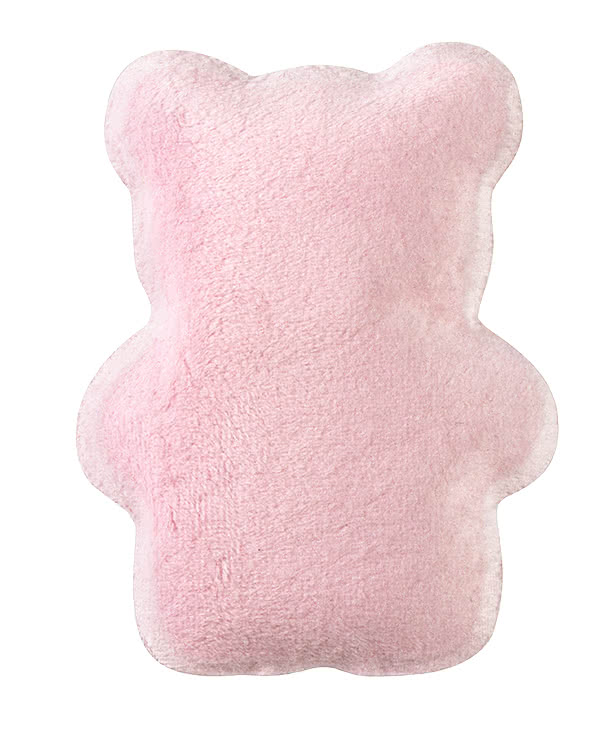 Plush Hippo Aqua Pearls Hot/Cold Pack