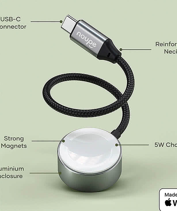 Satechi USB-C Magnetic Fast-Charging Cable For Apple Watch