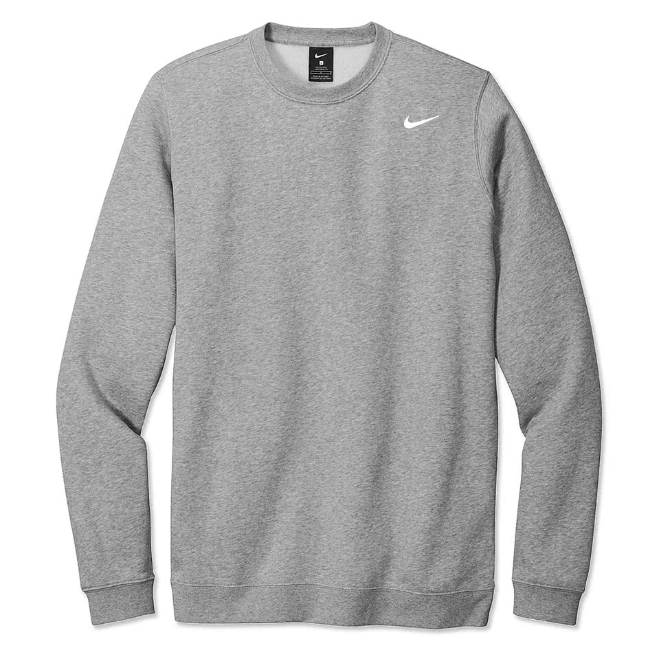 Custom nike best sale crewneck sweatshirt