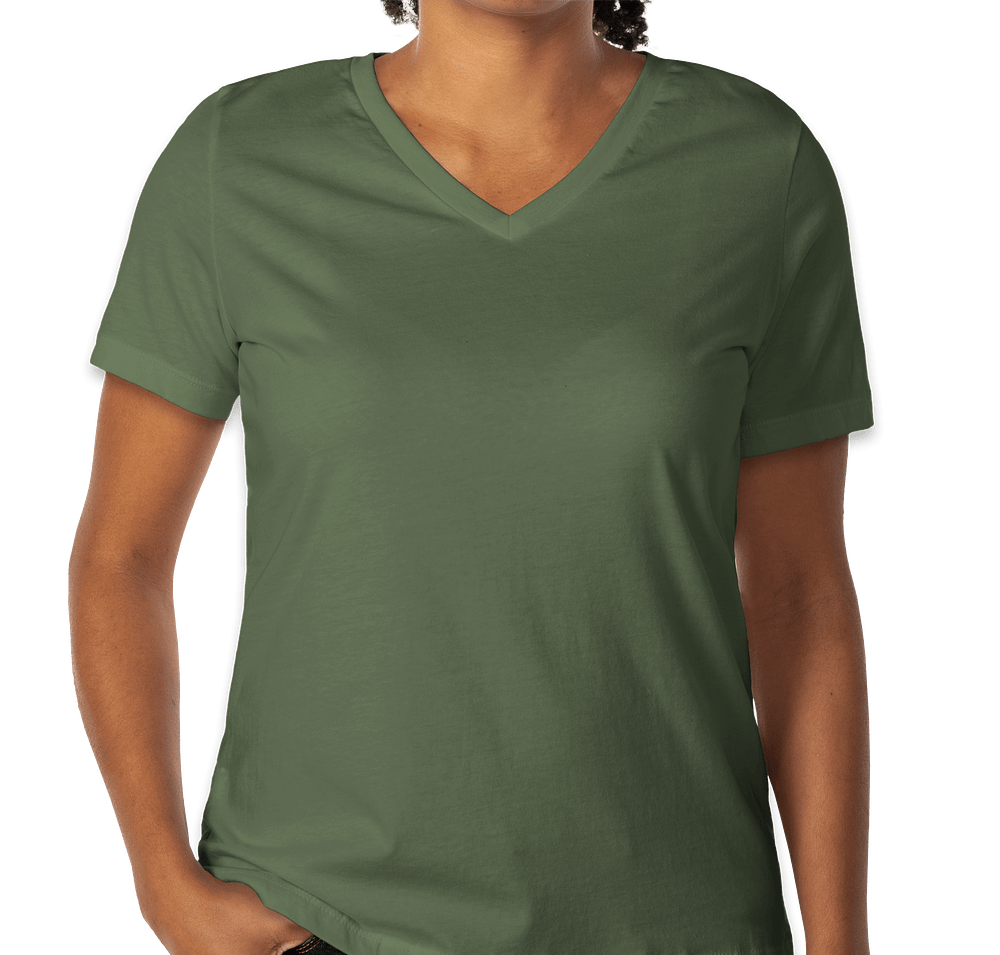 Bella + Canvas Women's Jersey V-Neck T-shirt-default