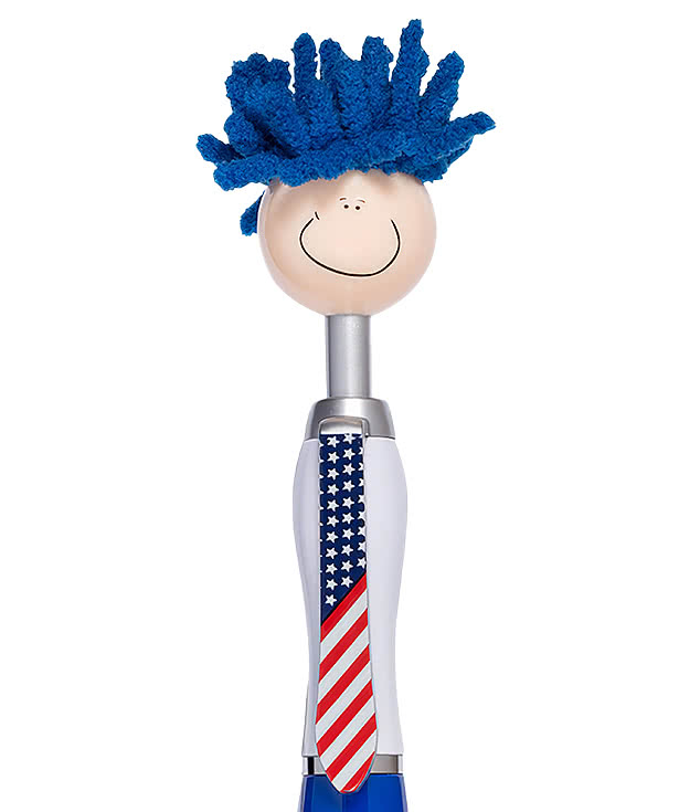 MopToppers Patriotic Ballpoint Stylus Pen (black ink)